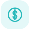 Automatic billing & payments An icon image of money that represents the billing feature of brightwheel.